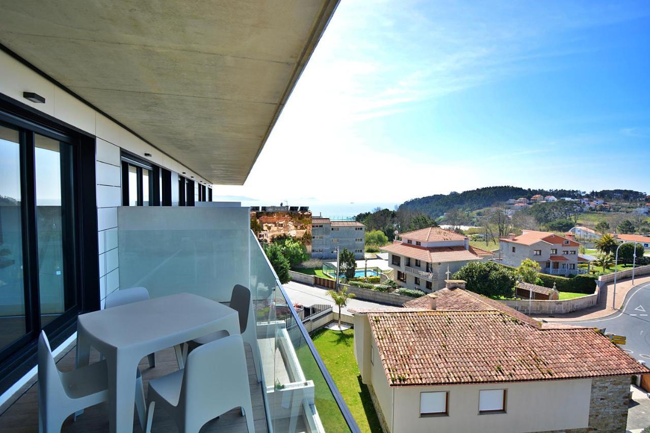 Precioso Apartamento Con Piscina En Sanxenxo Eksteriør billede